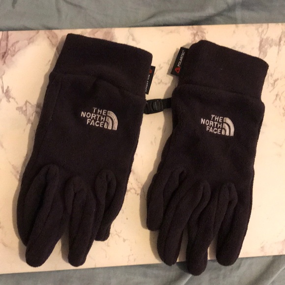 Dark Purple Sporting Fleece Gloves
